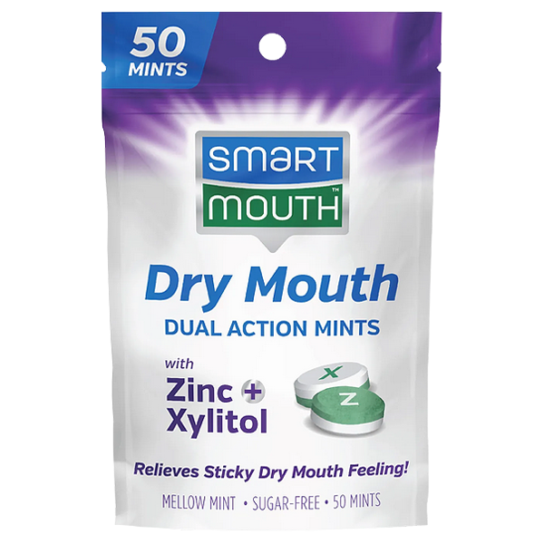 SmartMouth Dry Mouth Dual-Action Mints - 50ct